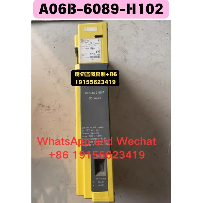 Used A06B-6089-H102 Driver Functional test OK Quick delivery