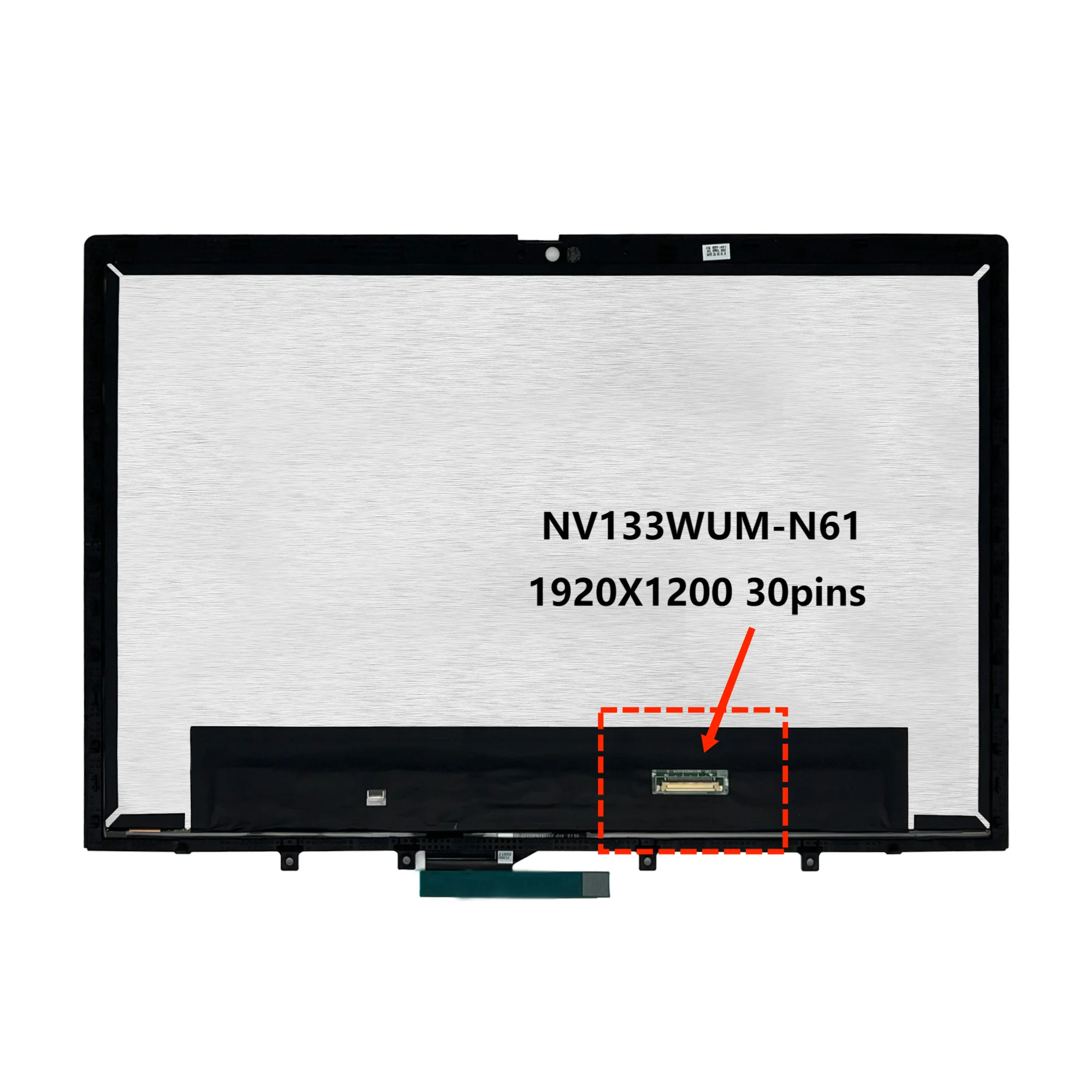 Imagem -02 - Led Lcd Touch Screen Assembly com Frame Lenovo Thinkpad L13 Yoga Gen 21b5003uus 13.3 100 Ips Srgb 1920x1200 30 Pinos 60hz