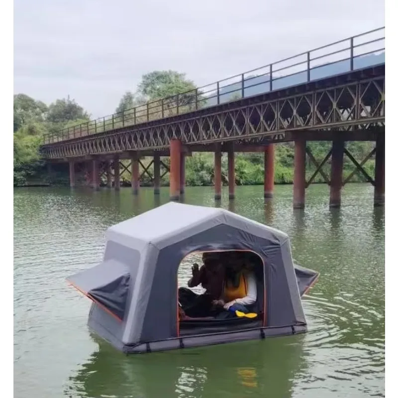 Lightweight Aluminum Hard Shell Camping Foldable Rooftop Tent Quick Setup 4 Person 4X4 Triangle Car Roof Tent