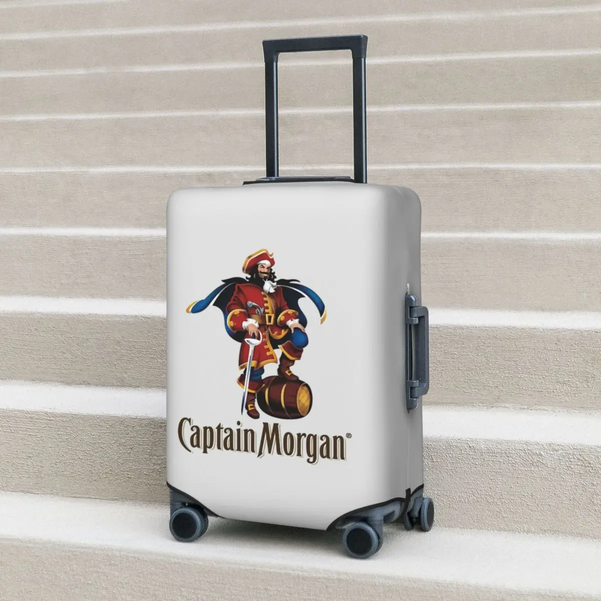 

Captain Morgan Suitcase Cover Protection Elastic Travel Luggage Protector Covers for 18-32 Inch