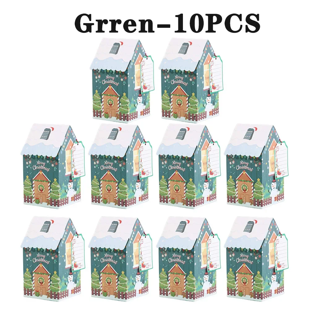 Christmas House Shape Candy Gift Box