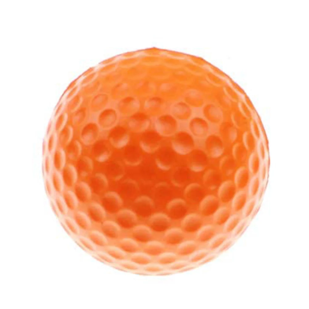 Pelotas de entrenamiento de Golf, pelotas con hoyuelos elásticas de PU, colores surtidos, accesorios de práctica para interiores y exteriores, duraderas y portátiles, 11 Uds.
