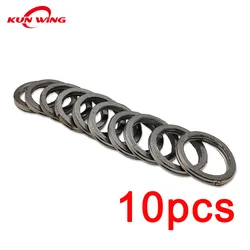 10 Pcs Muffler Exhaust Pipe Gasket for GY6 49cc 50cc 60cc 70cc 80cc 110cc 150cc 125cc Scooter Bike ATV Moped Motorcycle