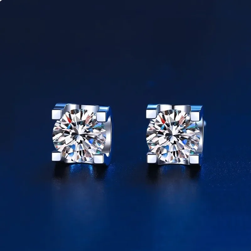 

925 Sterling Silver Earrings 5A Zircon Simplicity for Women Wedding Engagement Fine Jewelry Luxury Accessories Gifts Party