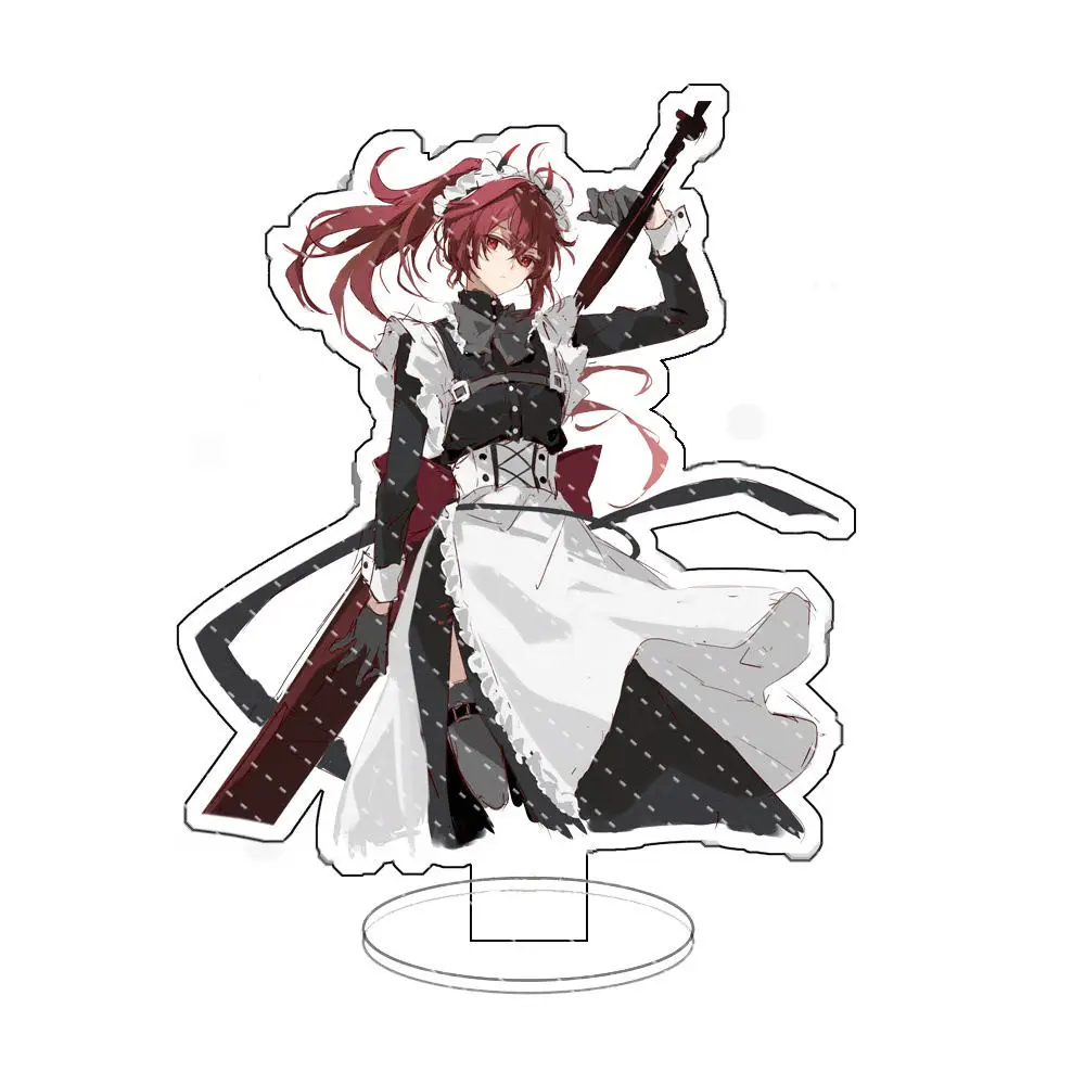 15 cm Genshin Impact xiao Maid kostuum serie Acryl Staande plaquette Desktop ornament versieren spel periferie verjaardagscadeau