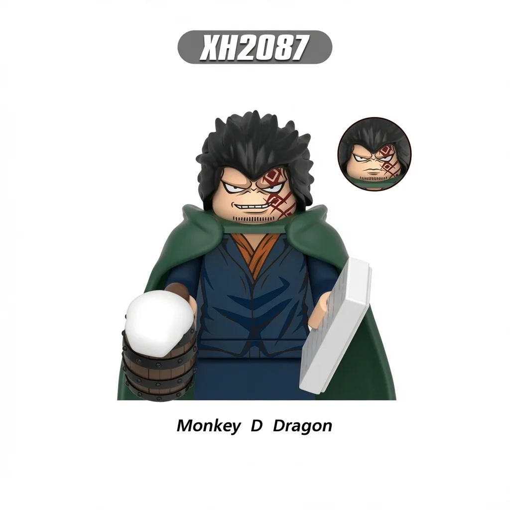 One Piece Cartoon Mini Building Blocks Figures Sun God Nika Loro Zoro Portgas Ace Custom Minifigures Kids Assembly Toy