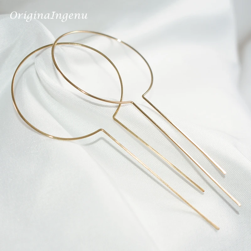 925 srebrne złote kolczyki koła 14K wypełnione złotem ręcznie robiona biżuteria Boho Orecchini Oorbellen Pendientes kolczyki dla kobiet Brincos — zdjęcie 6