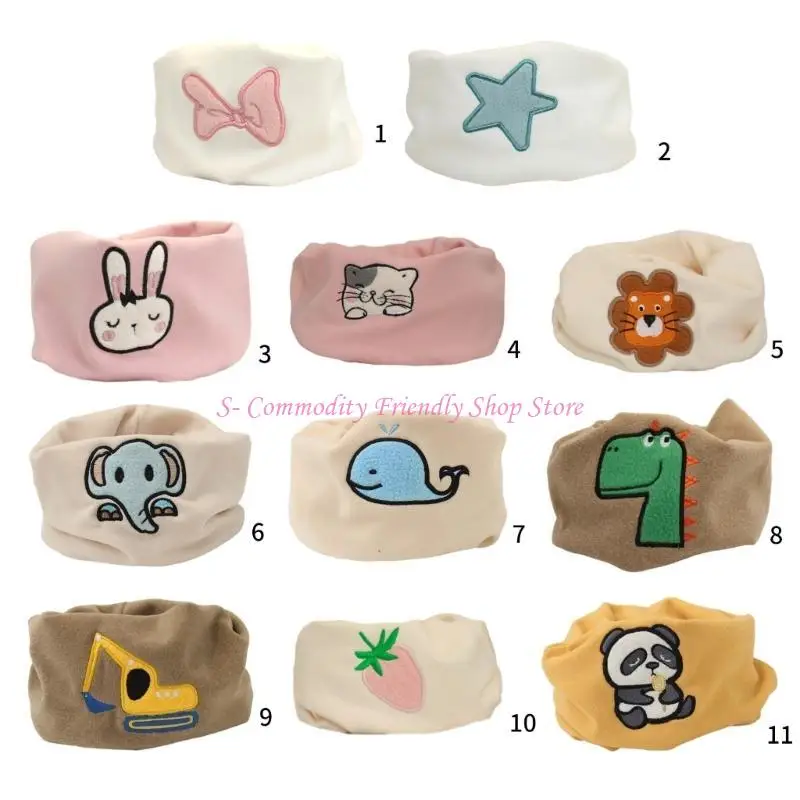 

85AE Kids Neck Warmer Star Rabbit Neck Hood a Must have Accessories for Cold Weather
