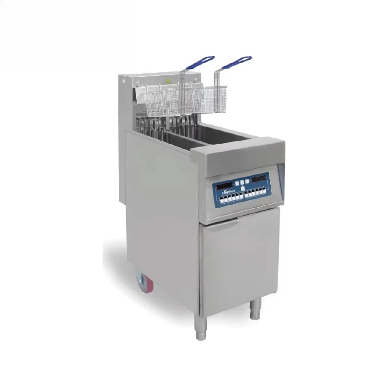 High Quality Commercial Computer Control 2 Tanks Deep Fryers Machine for Restaurant