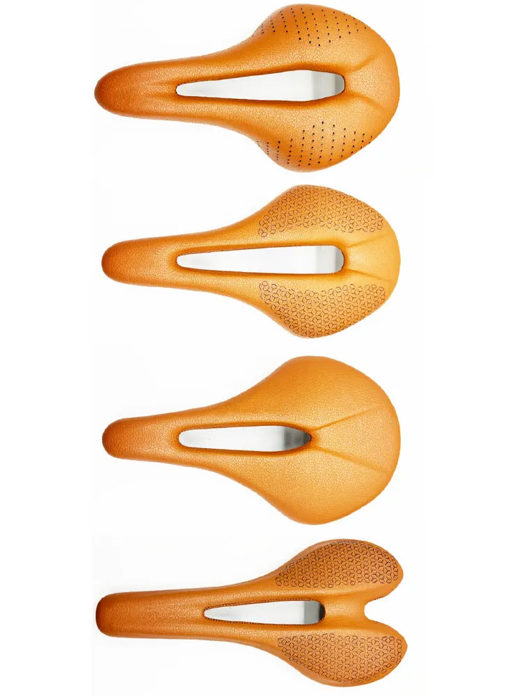 AliExpress TAOZIK 150/143 MM Handmade Retro Brown Carbon Fiber Bike Saddle - Ultra-Light & Breathable