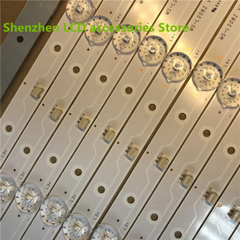 แถบแสงไฟสำหรับ32L 32L56 3ทีวีจอแอลซีดี MS-L1160 6V 578mm 100% MS-L2082ใหม่
