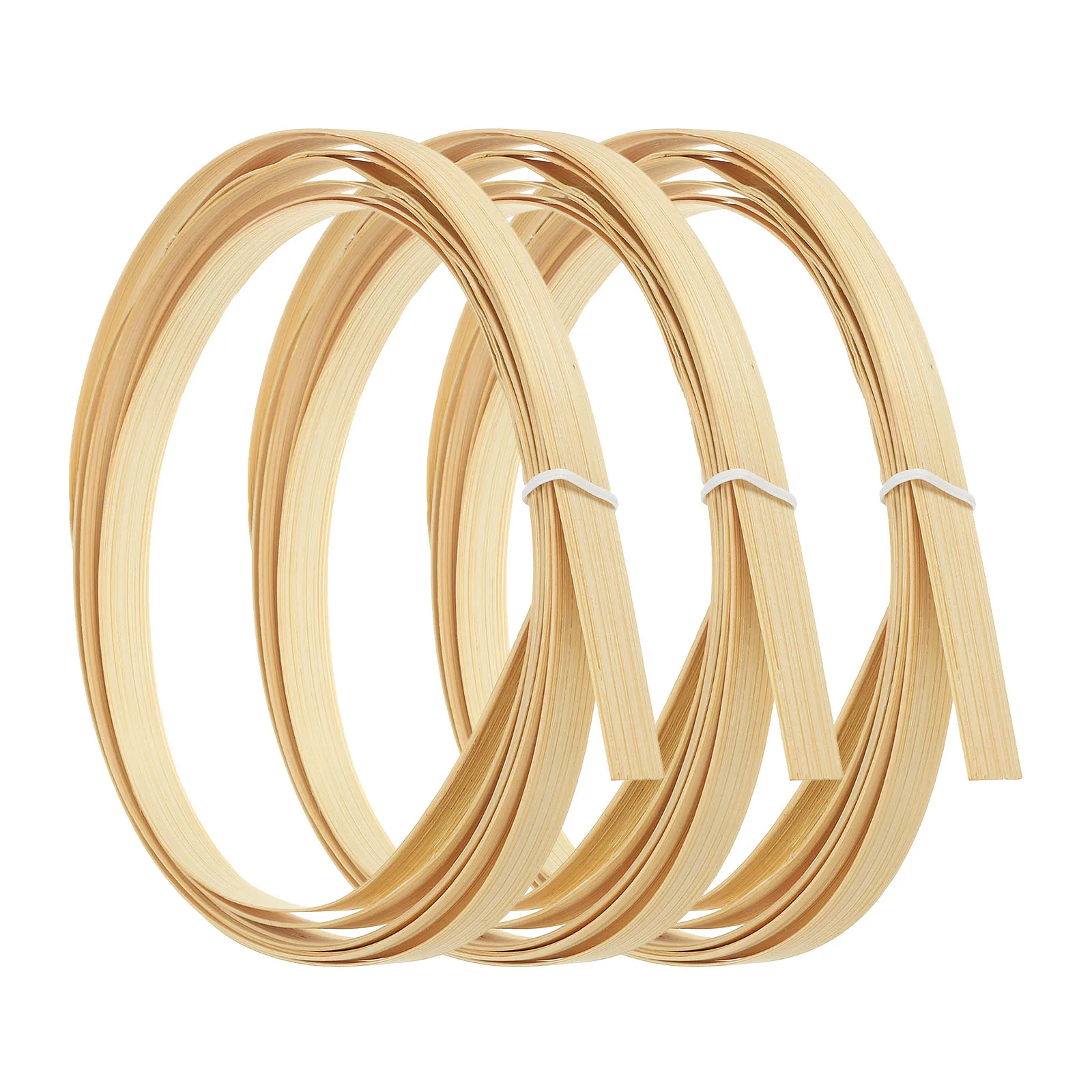 3/5/7 قطعة شرائط الخيزران للنسيج 7/16 "x 10 قدم رقيقة شقة الخوص الروطان قصب القصب لصنع سلة حزام Crafts بها بنفسك الحرف #1