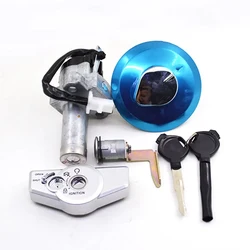 Motorcycle Ignition Switch Lock+Fuel Gas Tank Cap Cover Lock Set for Honda CB 125 F CB125F GLR125 2015-2018 Original Parts