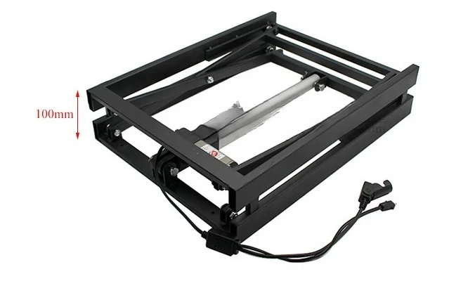 24V Electric Lift Table Hardware Folding Iron Frame With Wired Remote Control For Coffee Table And Dining Table Lifting