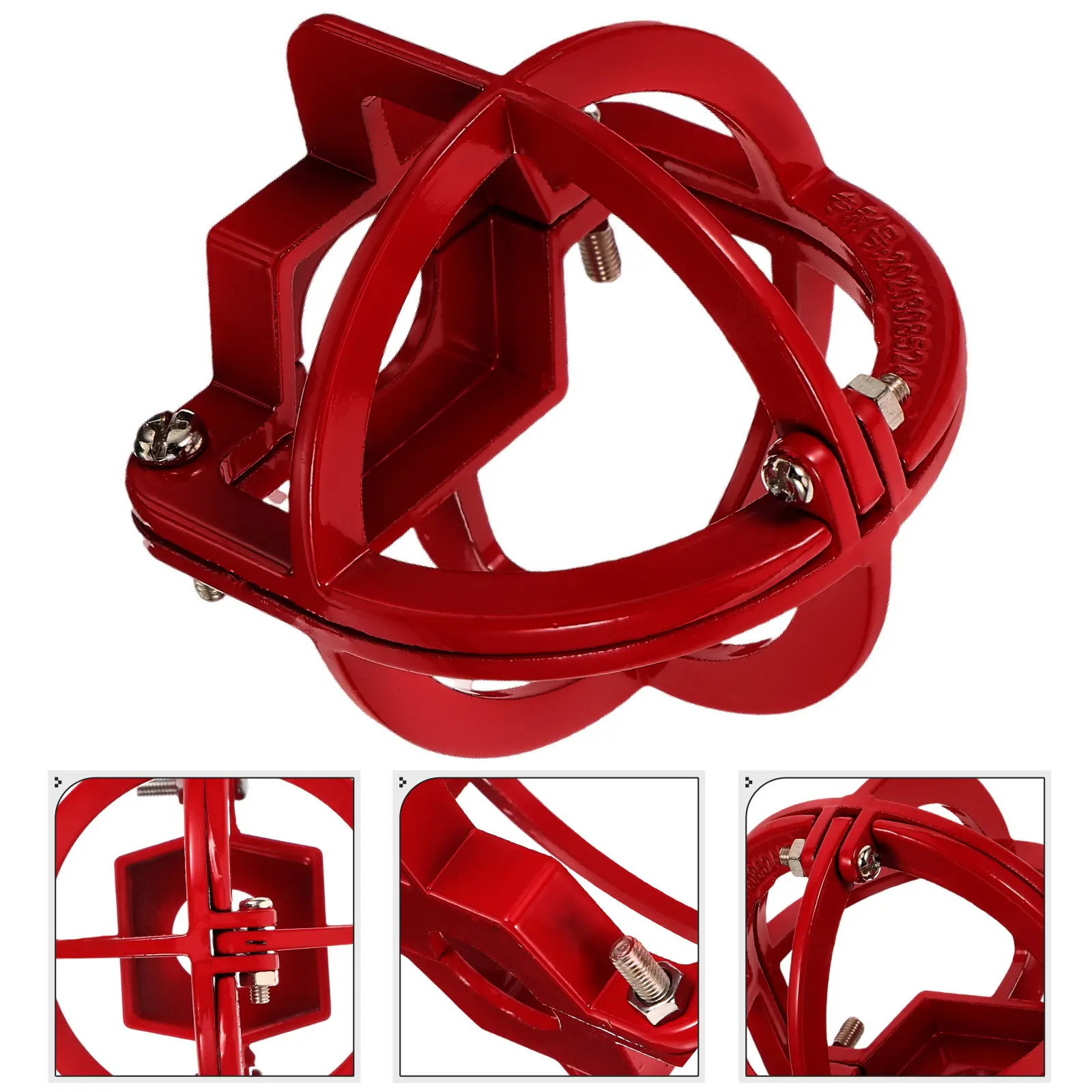 Aluminum Alloy Fire Sprinkler Head Cover Protective Cage for Pendent Upright Horizontal Sprinkler Systems Easy Install No