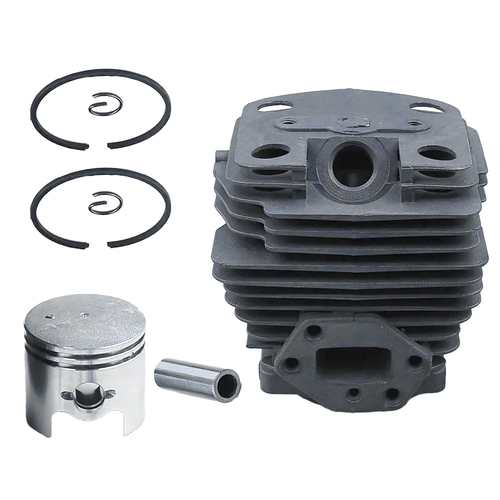 For 505296901 Cylinder Piston Kit Pin Reliable With Circlip 40mm Brush Cutter Parts For 143R II 443R