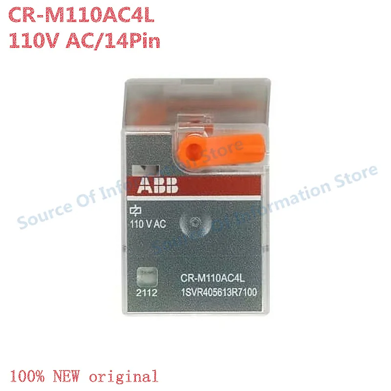 

ABB CR-M110AC4L Intermediate Relay 110V AC 14-Pin for Electrical Control Systems