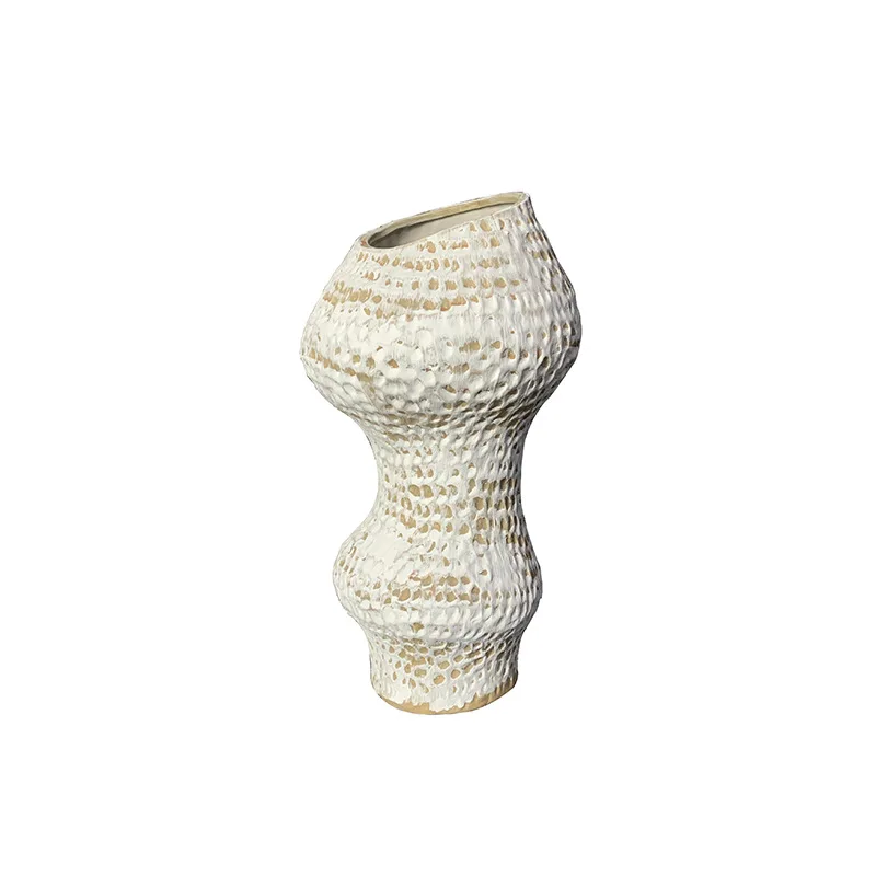 

Wabi Sabi Wind Ceramic Jar Vase Living Room Hotel Homestay Dried Flower