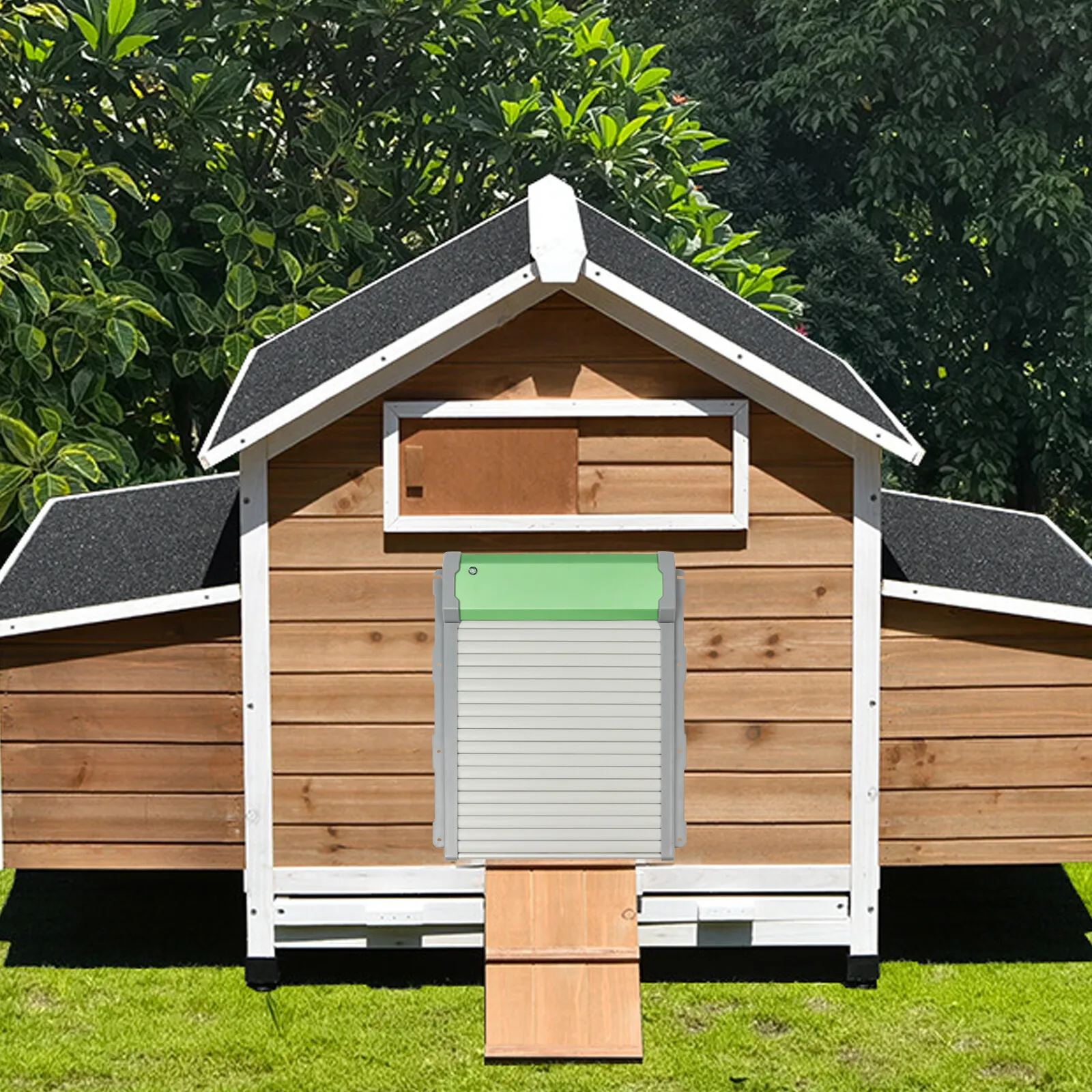 

Automatic Chicken Coop Door Solar Powered Chicken Coop Doors with Light Sensor