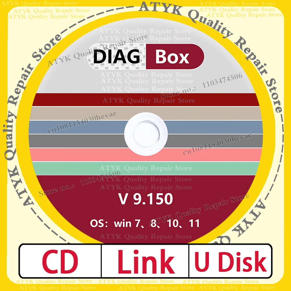 2026 NEUE Diagbox 9.150 mit Crack für PP2000 Diagnosesoftware OBD-Scanner Auto-Reparaturprogramm Kfz-Werkzeuge Diagnose für Autos