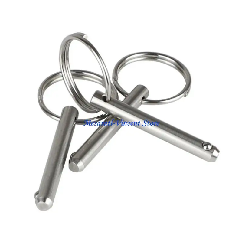 

A70F Marine Grade 316 Stainless Steel Quick Release Ball Locking Pin for Motorhome Bimini Top Deck Hinge Hardware Accessories