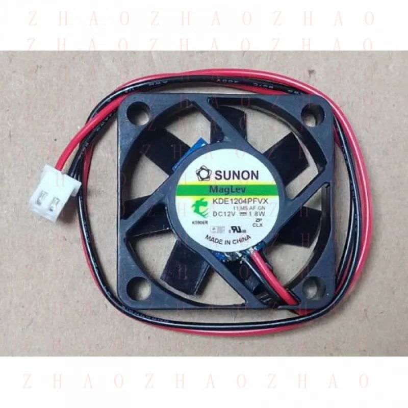 L+ 1pcs  for Sunon KDE1204PFVX 11.MSAF GN Fan 2pin DC12V 1.8W 40*40*10mm