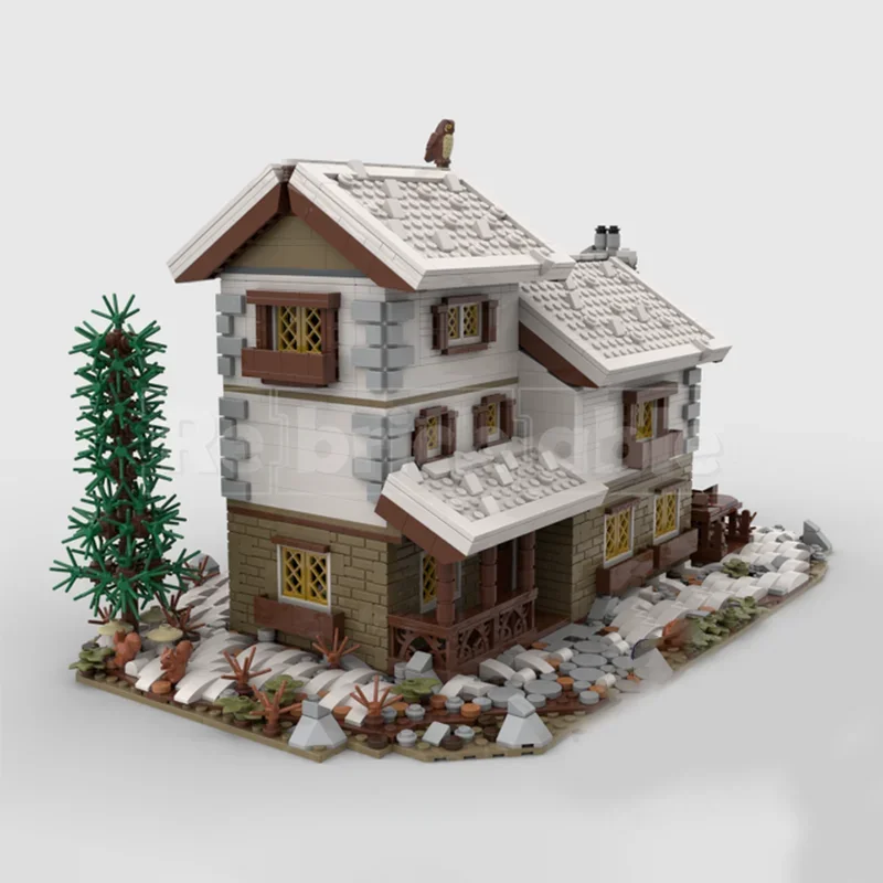 

3098pcs MOC Family Cottage Model Building Blocks Architecture Christmas Gift Assemble DIY Creative Idea Toys Education Birthday