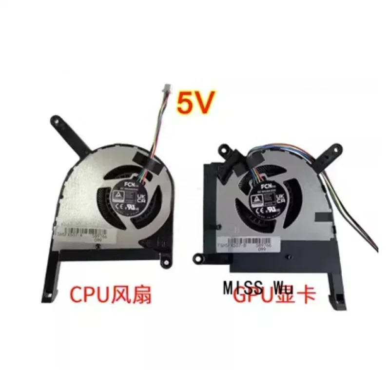 New Genuine Laptop Cooler CPU GPU Cooling Fan For ASUS FX507FX507Z FA507 FA507R FX 707ZR FA707