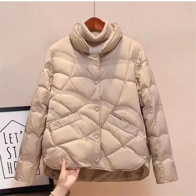 Women Winter Jacket 2023 New Warm Short Down Cotton Jacket Korean Parkas Hooded Cotton Padded Slim Jacket Puffer Coat Outerwear