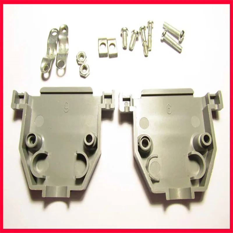 الكمبيوتر منفذ متوازي قذيفة DB25 البلاستيك قذيفة db25 دبوس الذكور والإناث قذيفة DIY تجميعها الكمبيوتر منفذ متوازي قذيفة