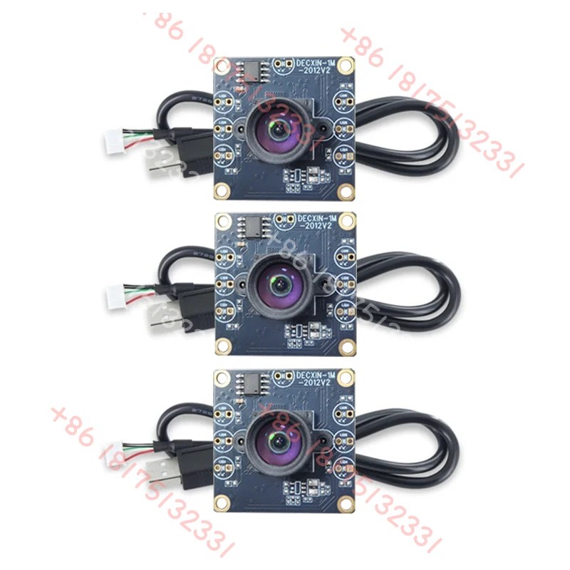 

OV9732 1MP 100 Degree Distortion Free USB Module 1280x720 3PCS with 2-meter Cable for Automatic Dart Scoring System