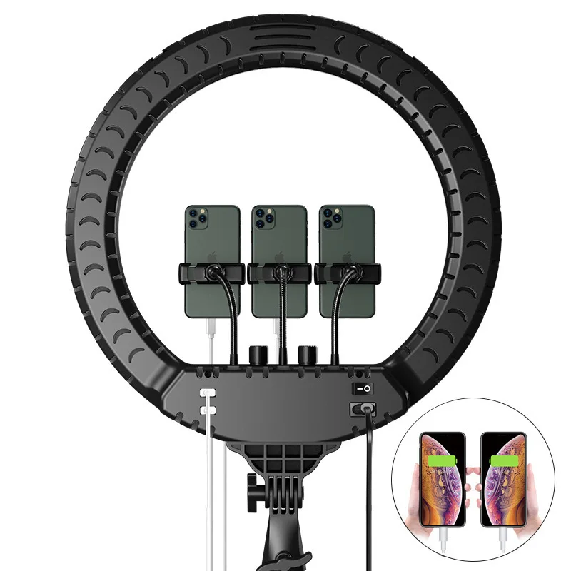 ANLAIKE RL21 RL18 인치 뷰티 라이트 LED 라이브 방송 전문 사진 촬영 조명
