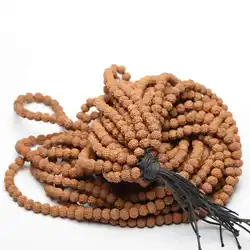 Real Natural Rudraksha Bodhi Beads Strand 108 beads 6mm 7mm 8mm Good Quality Original Color TSB0530