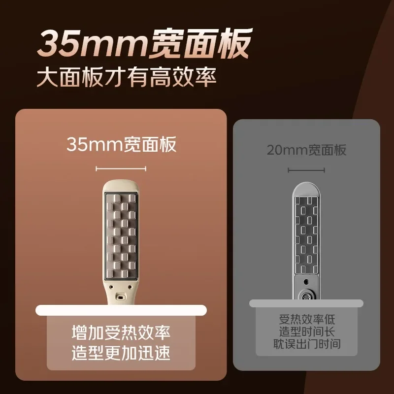 Ionic Corn Hair Crimper, Large Size Corn Wave Flat Iron, Hair Root Volumizer for High Crown Fluffy Hairstyle