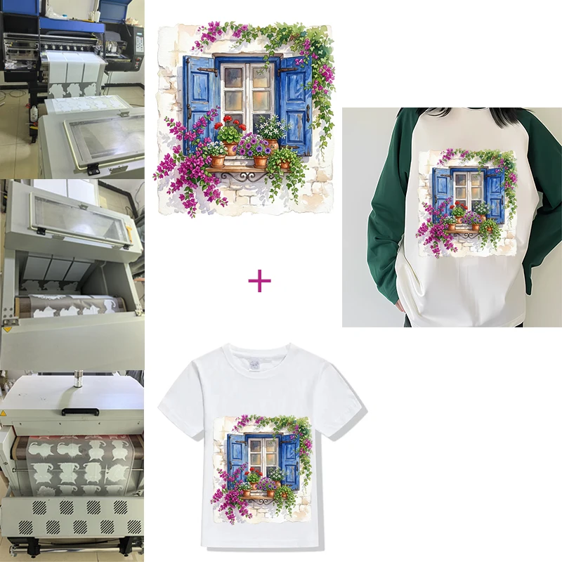 Summer Fruit Lemon picnic Colorful Heat Transfer Print Patch For Clothing DIY Fashinable Sunset Ironing On T-Shirts Sticker