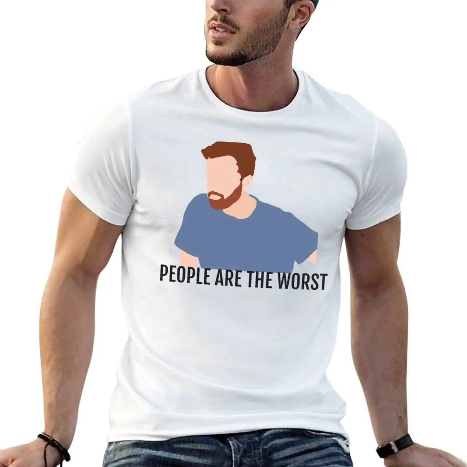 People Are the Worst T-Shirt funny meme t-shirts plain mens fashion