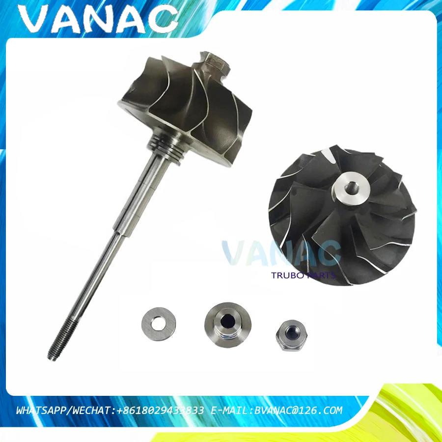 

MFS Billet Turbo ROTOR 6+6 blades 758352 COMPRESSOR WHEEL For BMW 330D E90 E91 E92 E93 170Kw 231HP 2005-2007 M57306D3 GTB2260VK