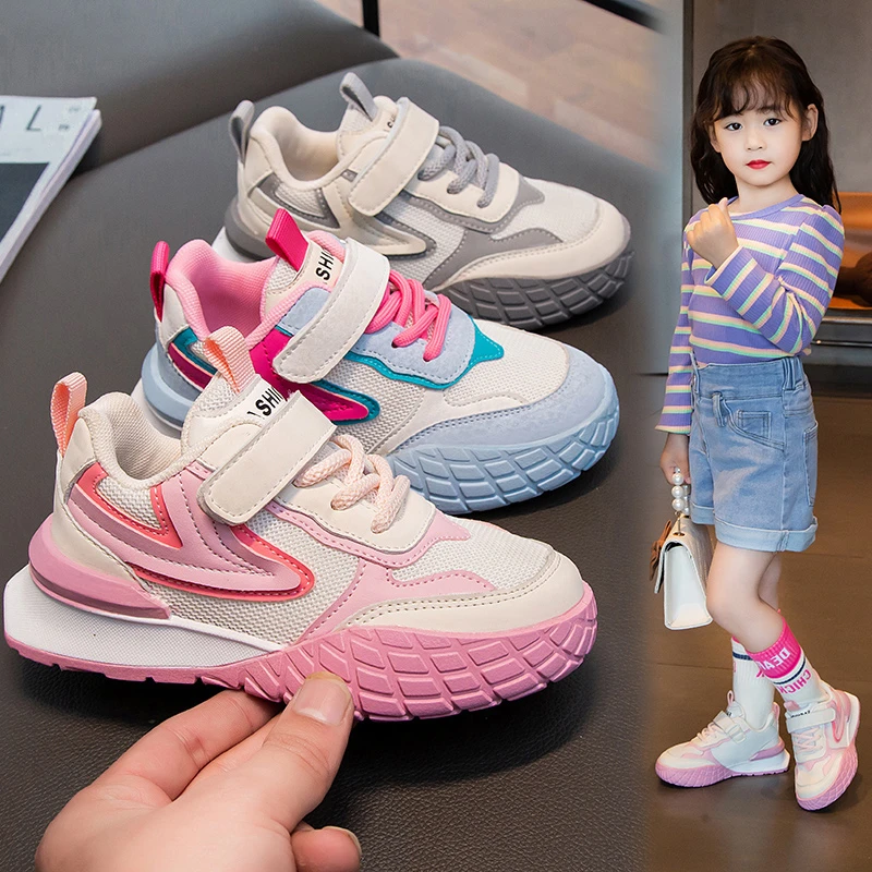 

New Children's Shoes Boys Girls Casual Sneaker Fashionable Breathable Sports Shoes Comfortable Soft-soled Walking Shoes 2025