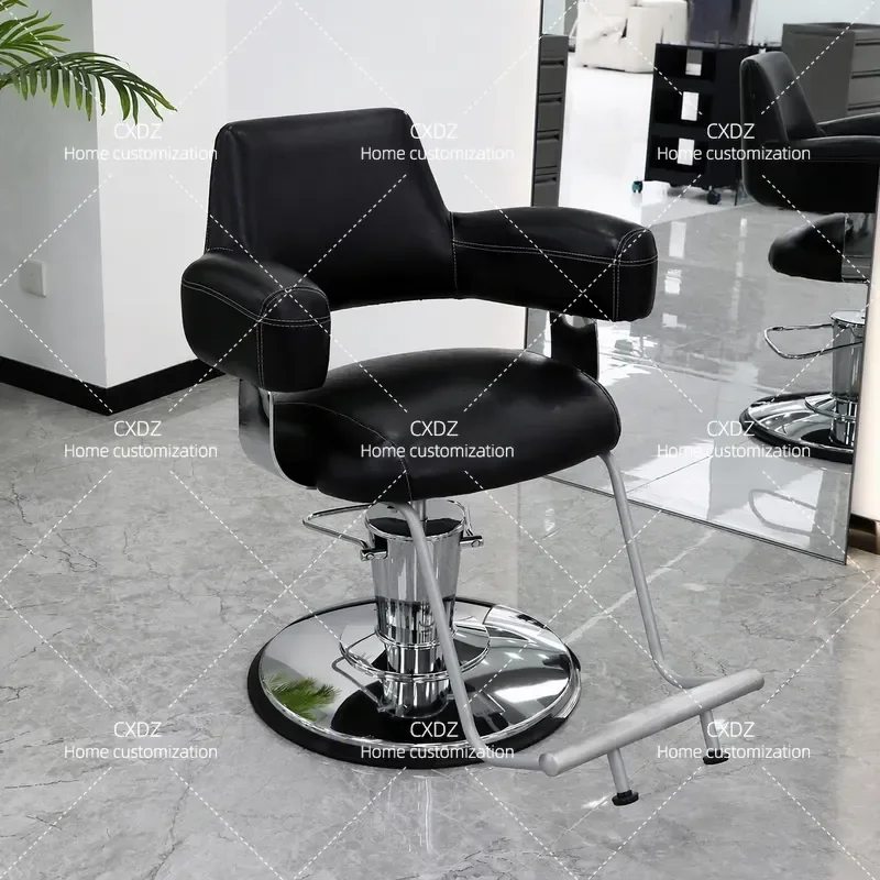 Guangzhou genuine hair salon chair hair salon special lifting and cutting chair barber shop perm and dyeing chair beauty
