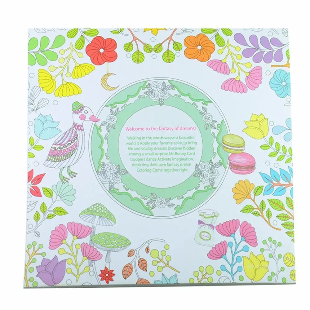 สมุดระบายสีลายกราฟฟิตีหลากสีสไตล์ใหม่ สำหรับระบายสีด้วยมือ ลายสวนลับ สำนักงาน โรงเรียน ใช้เวลาว่าง