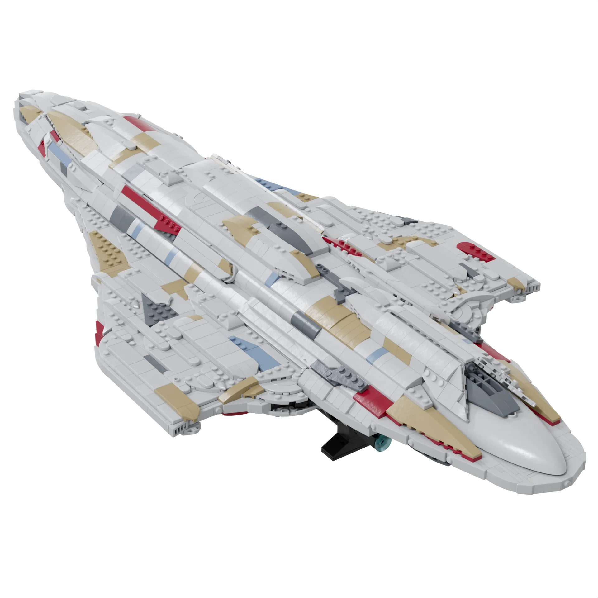 Space Movies Series UCS MC80 Liberty-type Star Cruiser MOC-152790 Building Blocks Assembly Model Spaceship Bricks Collection Toy