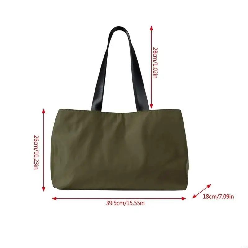 أكياس الكتف العصرية حقيبة يد متسوقين من نايلون للنساء تقدم التطبيق العملي والأناقة للتنقل اليومي أو السفر 20ca #6