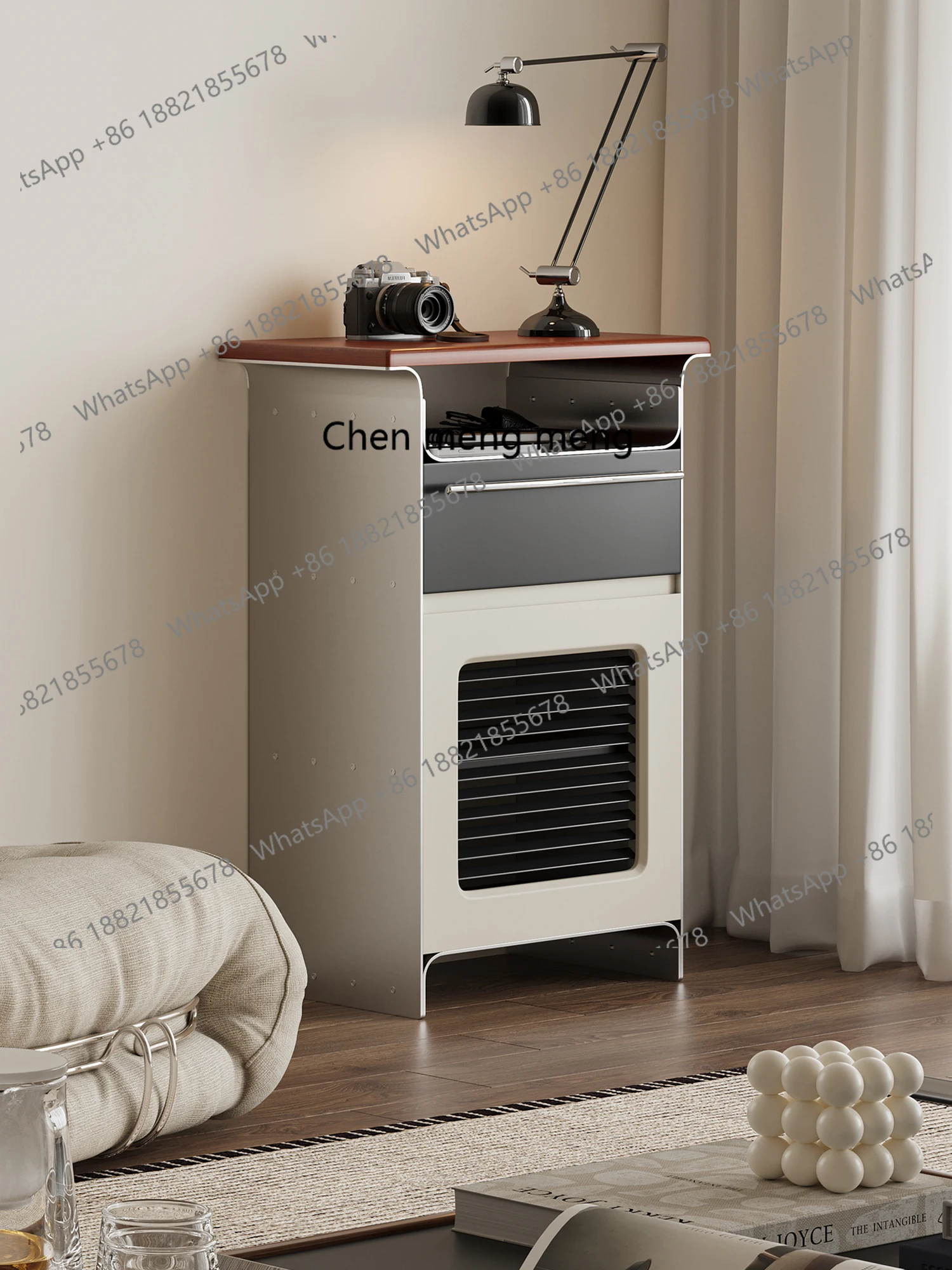 

Modern high-end chest cabinet, home living room against the wall, locker, drawer, porch cabinet art