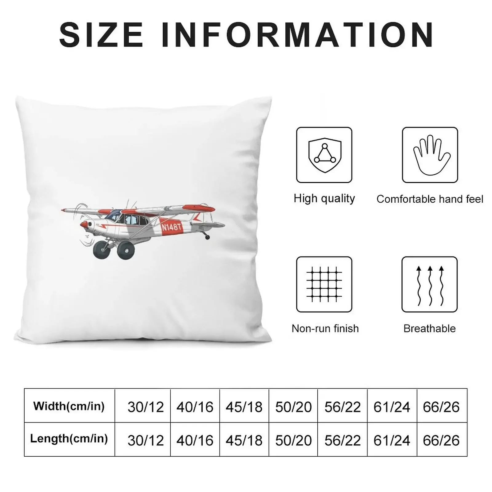 Piper Super Cub N148T Patches Throw Pillow Pillow Cases Decorative New year Pillow Cover christmas case