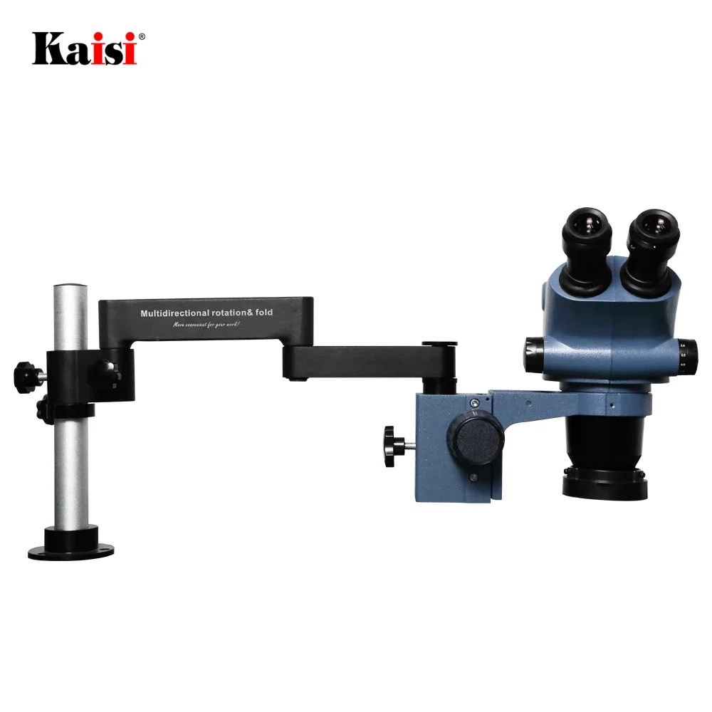 Factory Direct Price Mobile Phone Repair Kaisi 6565 6.5X-65X Binocular Microscope Stand Stage Microscope Phone Microscope