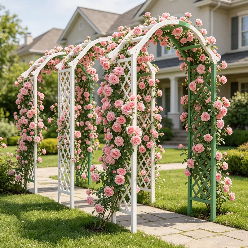 

Grape Rack Garden Partition Fence Fence Antiseptic Wood Fence Door Decoration