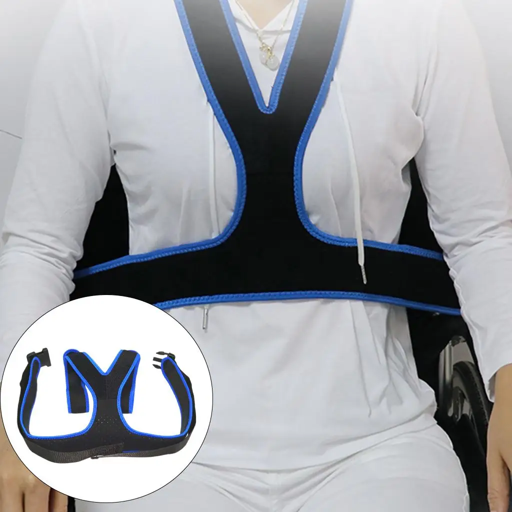 Non-Slip Fixing Belt Adjustable with Buckles Harness Strap Harness Restraint for Elderly Cares