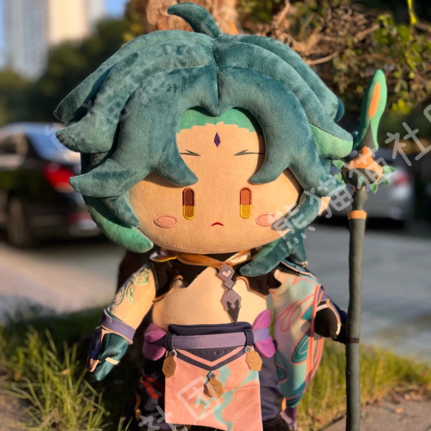 60cm Xiao Baby Genshin Impact Plushie Plush Soft Pillows Cotton Doll Clothes Weapon Accessories Anime Figure Toy For Kids Gifts