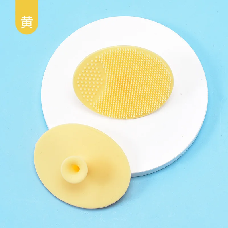 Baby Shampoo Brush Silicone for Removing Scalp Smegma Baby Shower Sponge Baby Massage Tool Shower Products