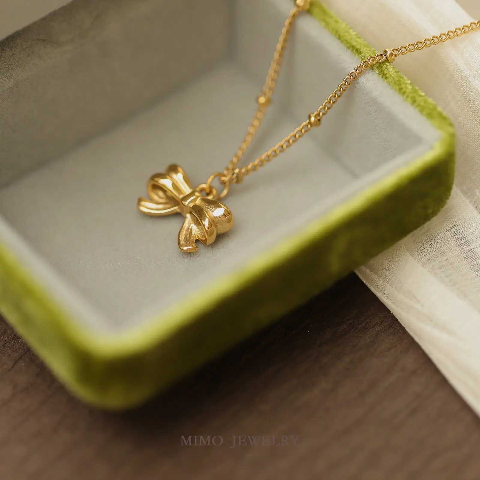 1 peça de pingente de laço banhado a ouro em aço titânio para fabricação de joias, acessórios DIY para pulseiras.